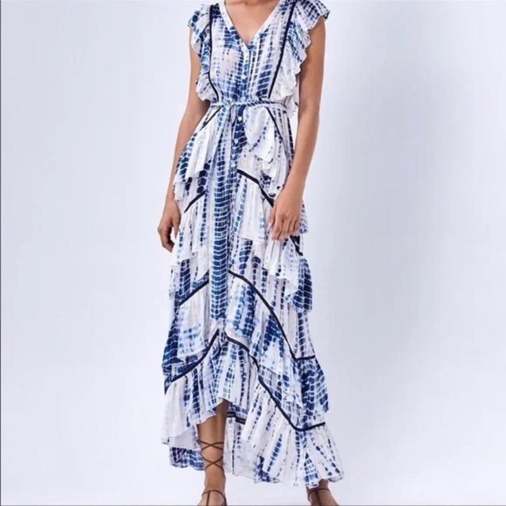 Alexis Loordes Tiered Maxi Dress